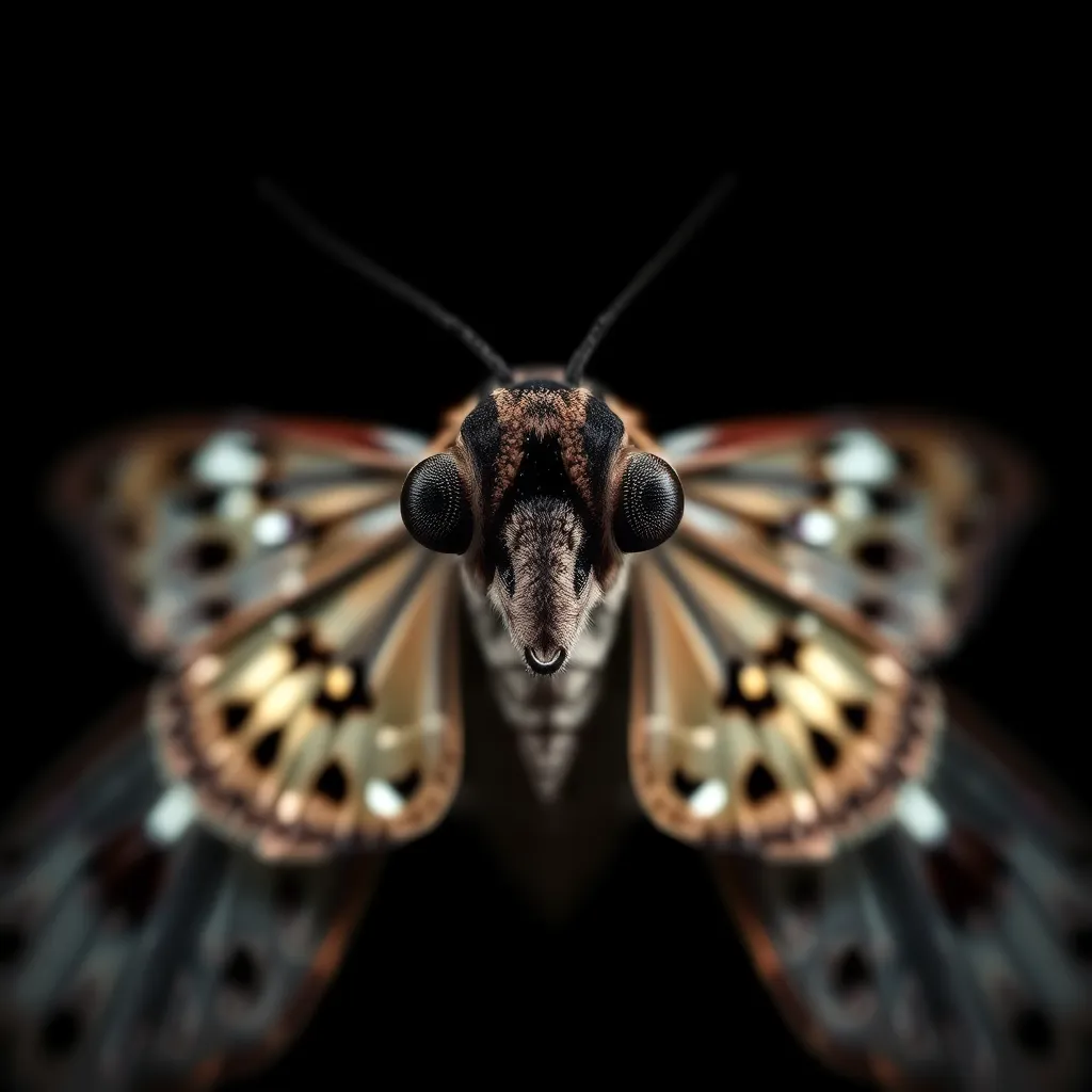 Moth close-up