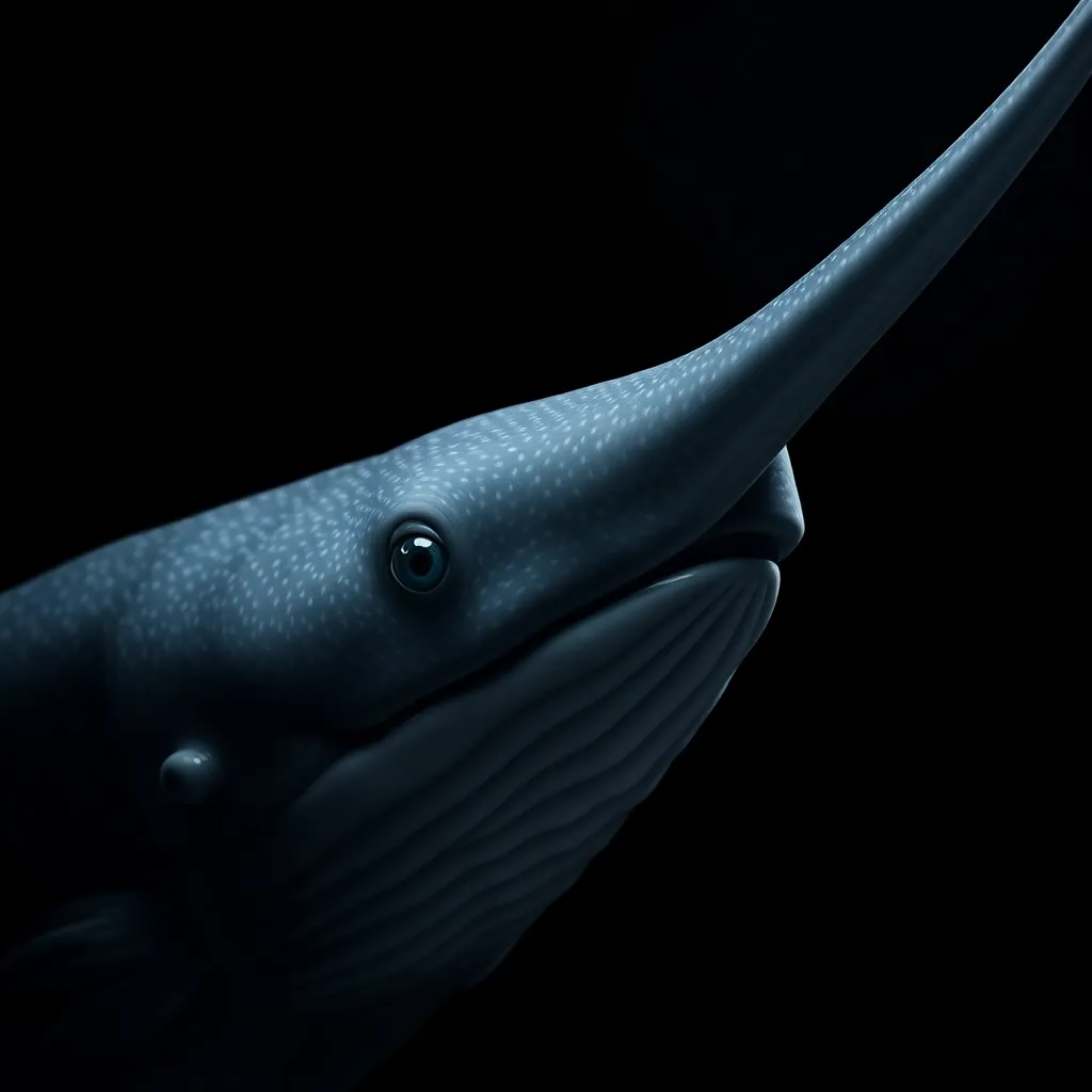 Narwhal close-up