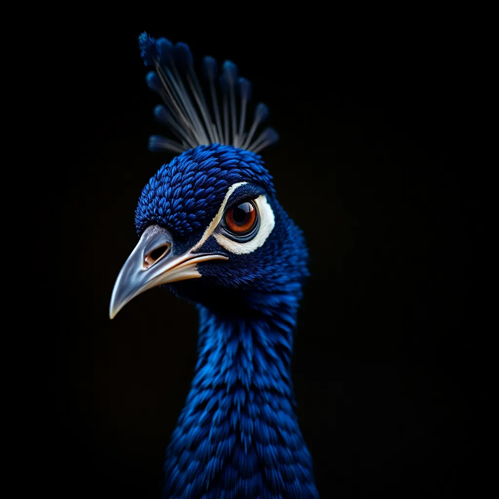Peacock close-up