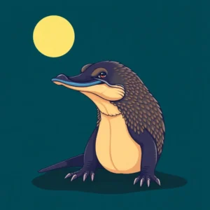 Duck-Billed Foraging