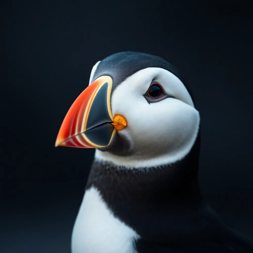 Puffin close-up