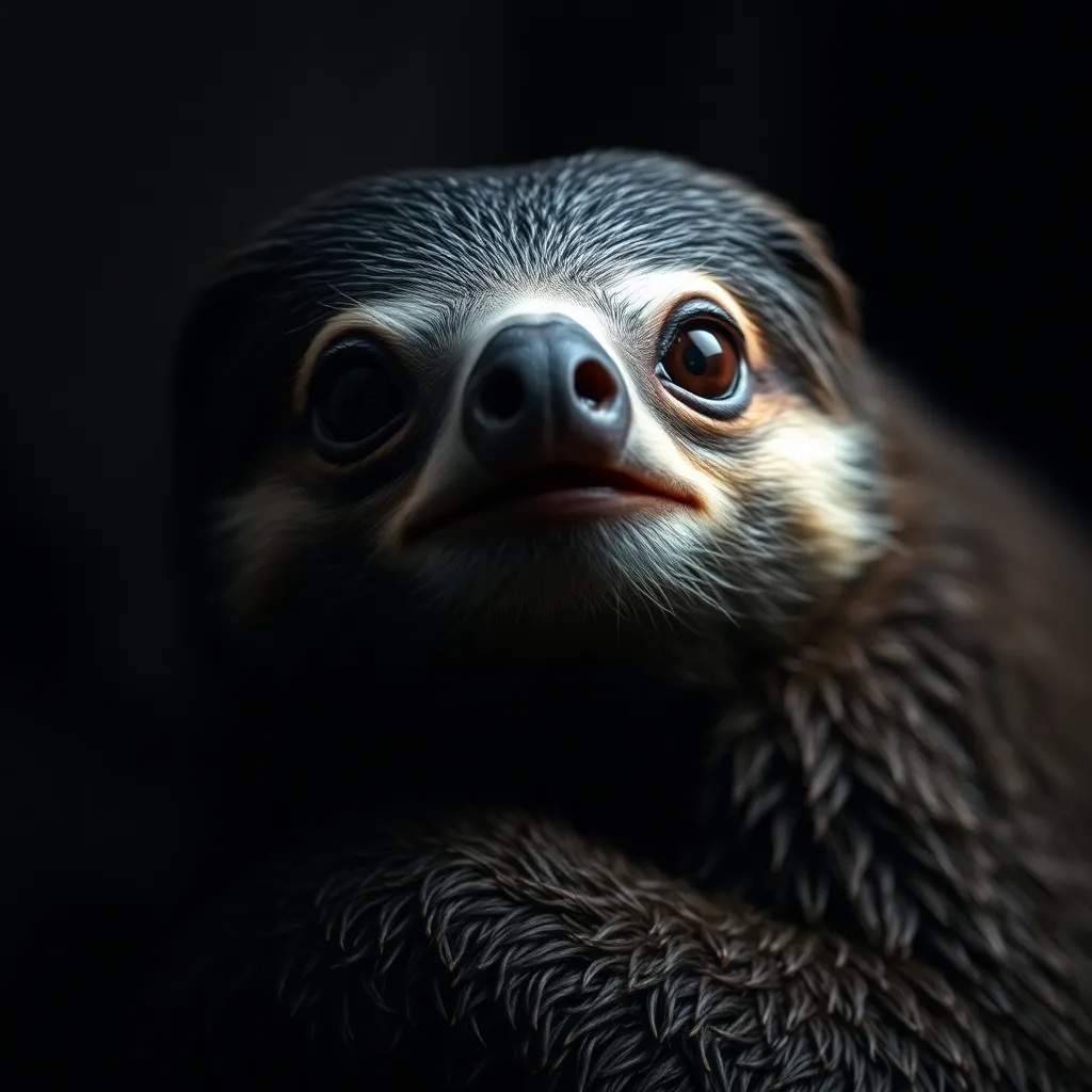 Sloth close-up
