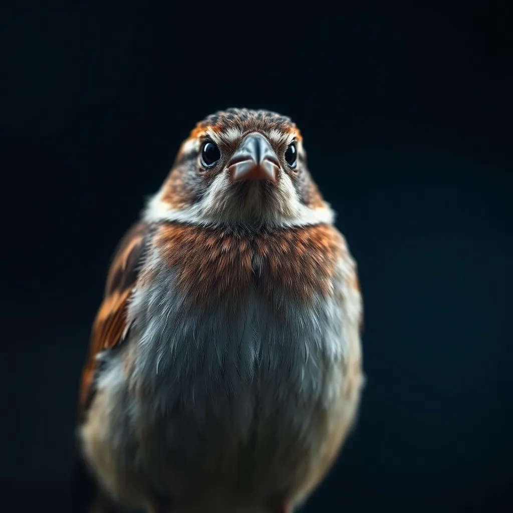 Sparrow close-up
