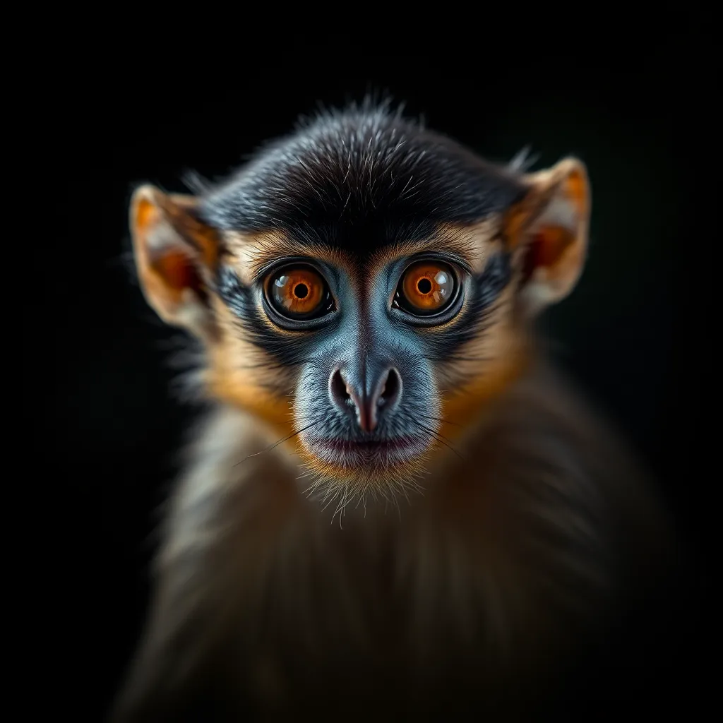 Spider Monkey close-up