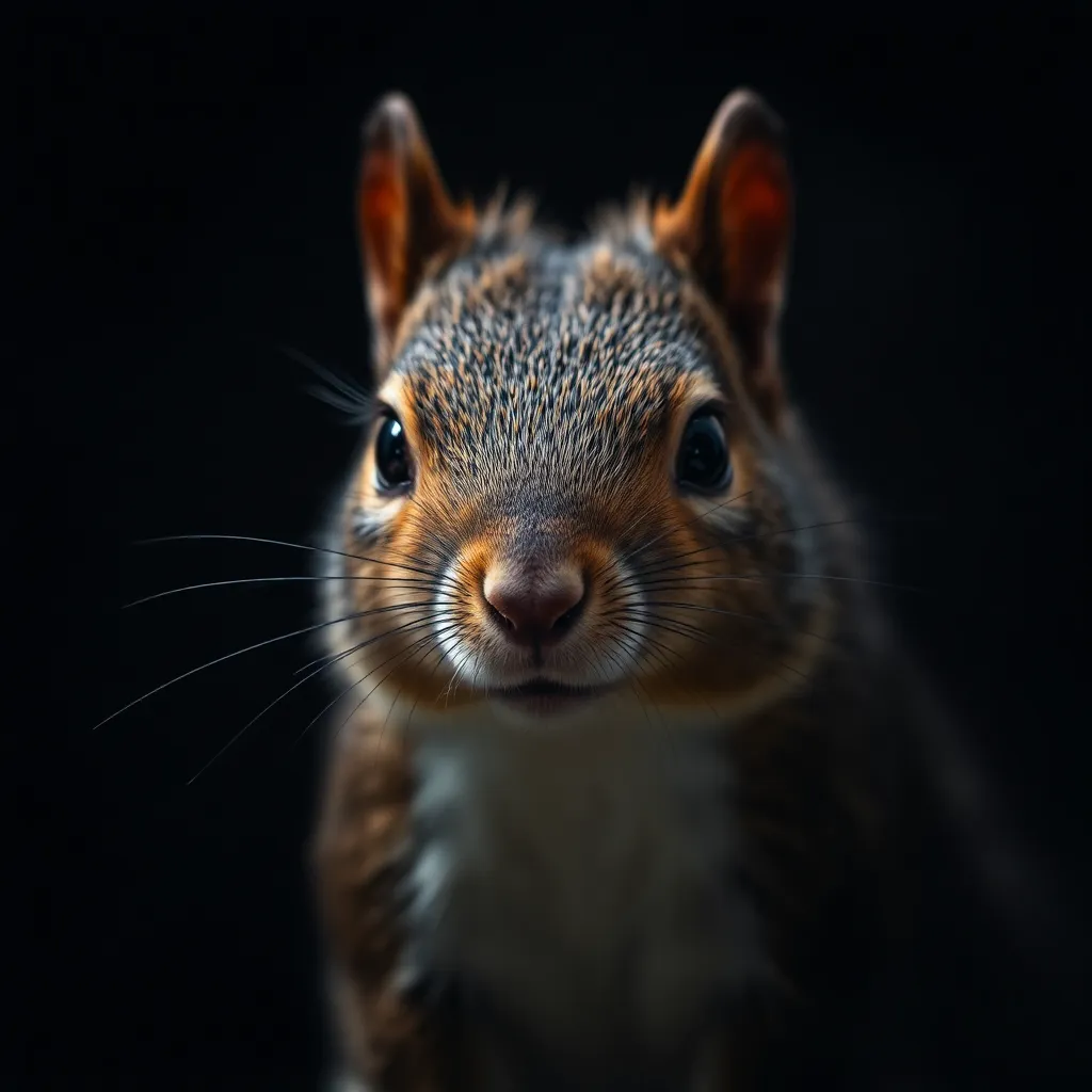 Squirrel close-up