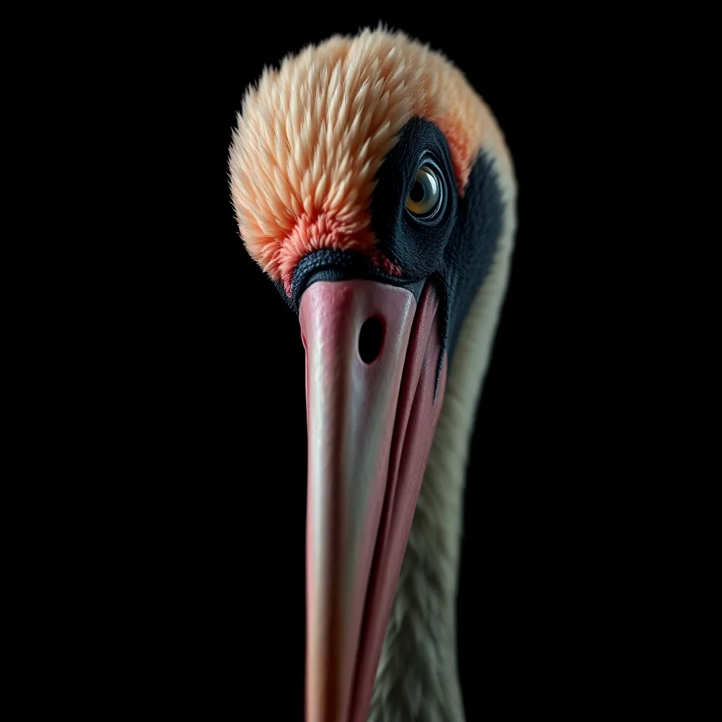 Stork close-up