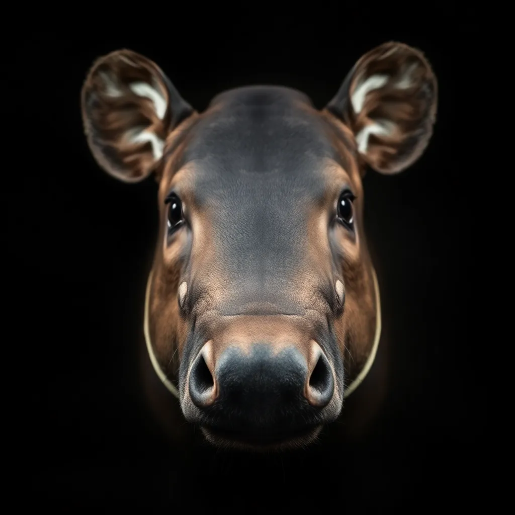Tapir close-up