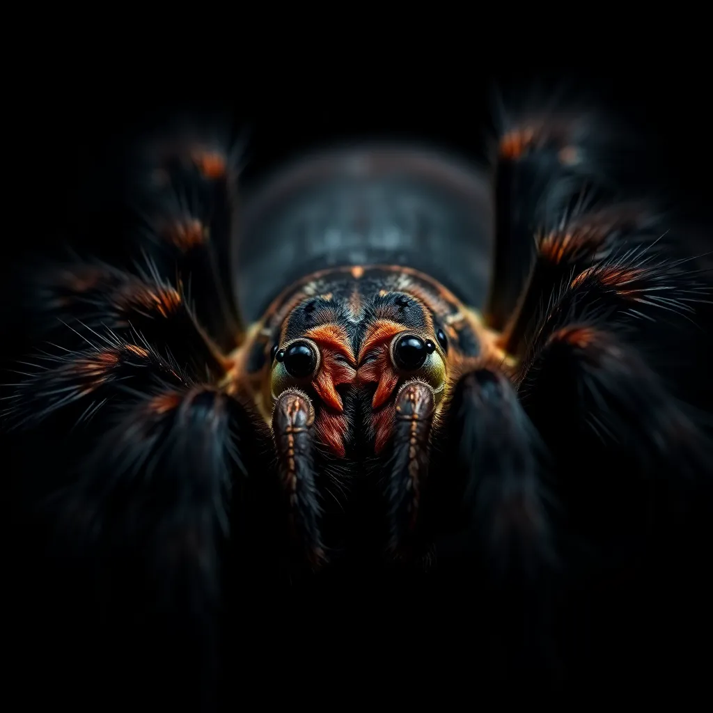 Tarantula close-up