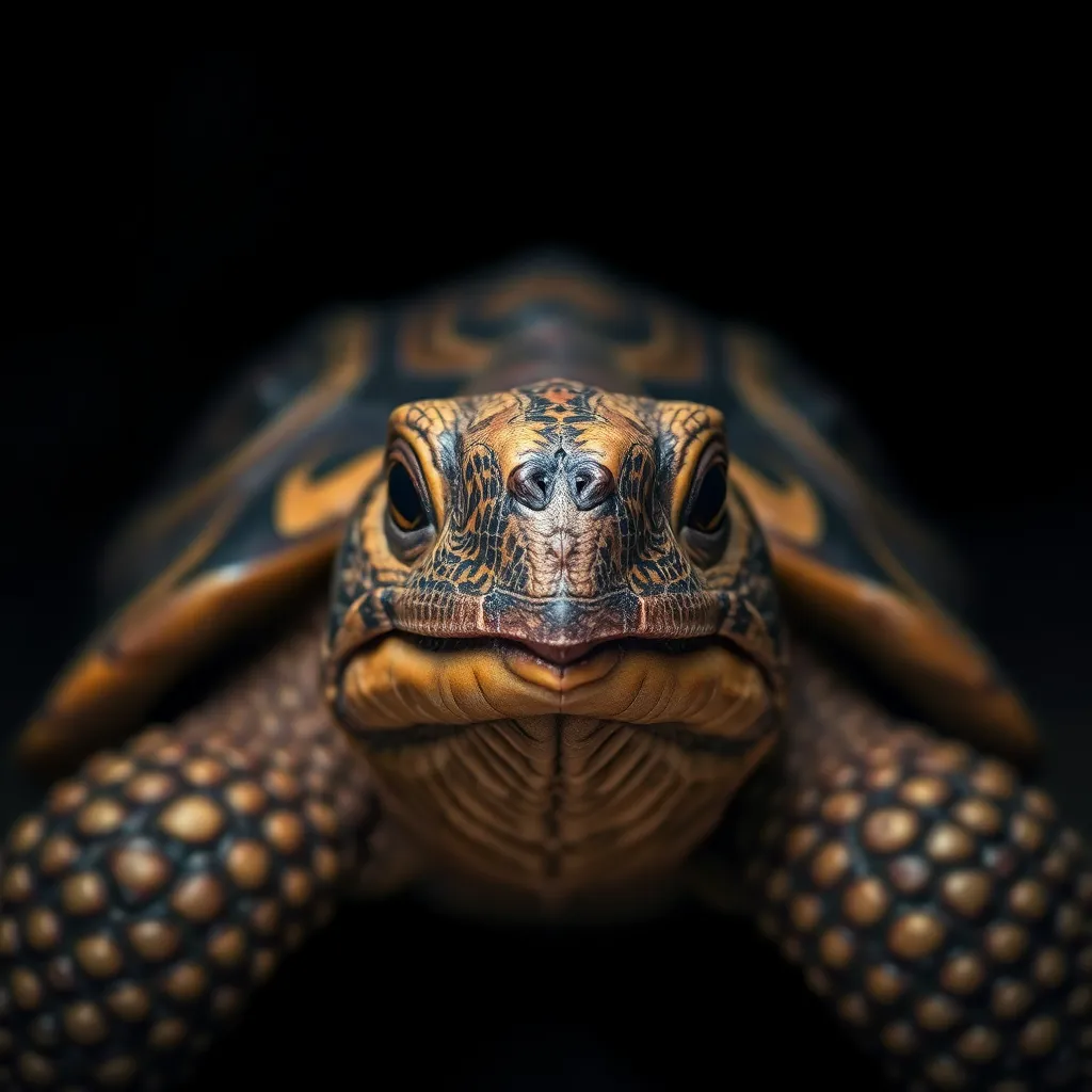Tortoise close-up