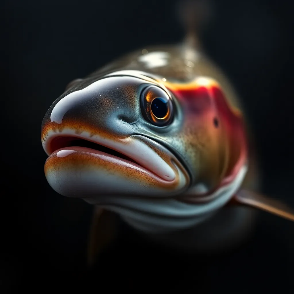 Trout close-up