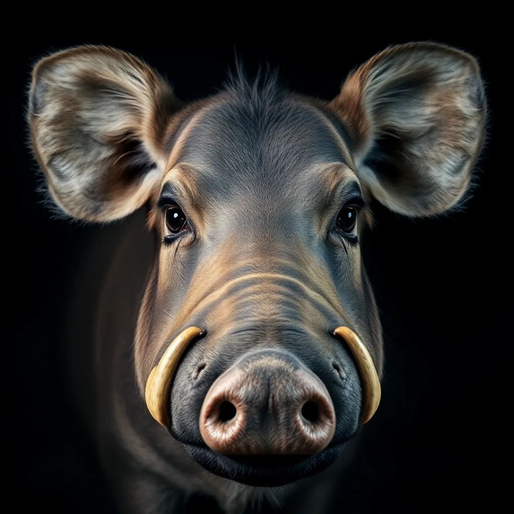 Warthog close-up