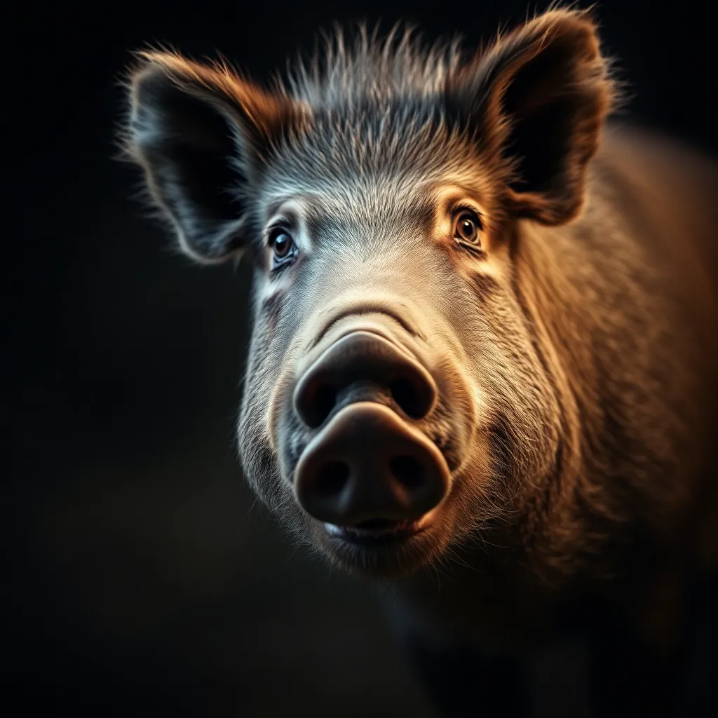 Wild Boar close-up
