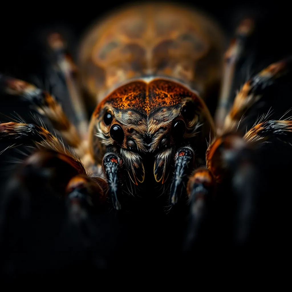 Wolf Spider close-up