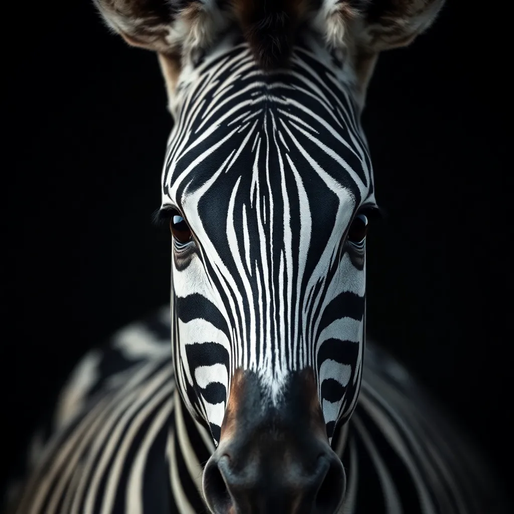 Zebra close-up